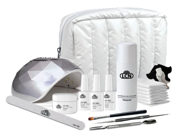 LCN UV-Gel Basic Starter Set mit UV-Lichtgerät und Zubehör