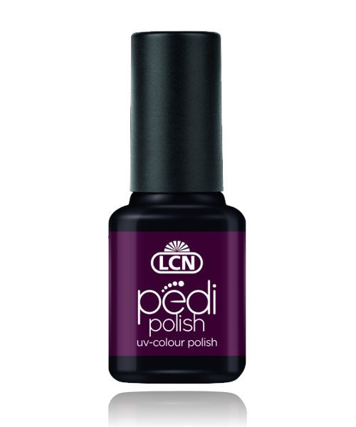 LCN Pedi Polish UV-Colour seduction in black cherry