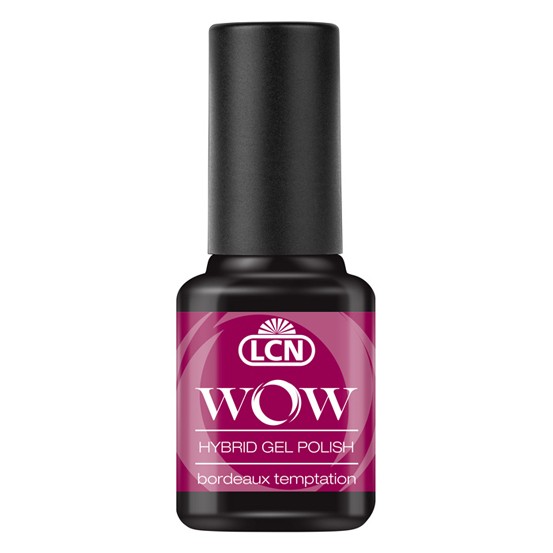 LCN WOW Nagellack bordeaux temptation