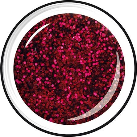 LCN Glitter Gel red, 20615-8