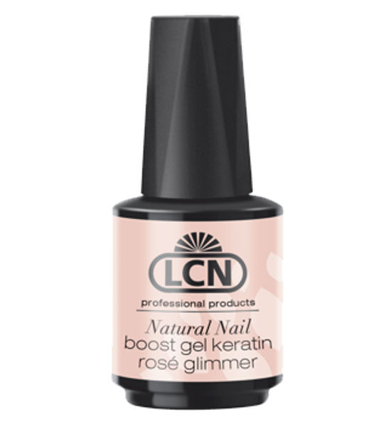 LCN Natural Nail Boost Gel - Rosé Glimmer