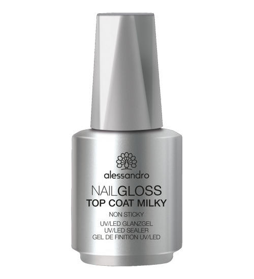 alessandro Nail Gloss Top Coat Milky