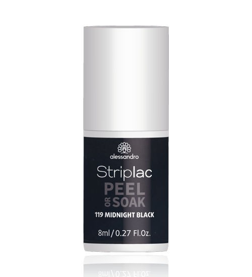 alessandro Striplac Peel or Soak Midnight Black *VEGAN*