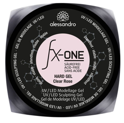 alessandro FX-ONE Hard Gel Clear Rose Stable