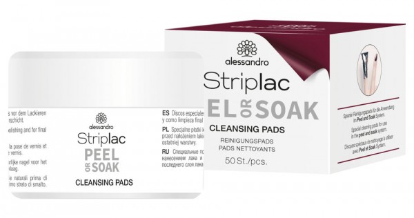 alessandro Striplac Peel or Soak Reinigungspads