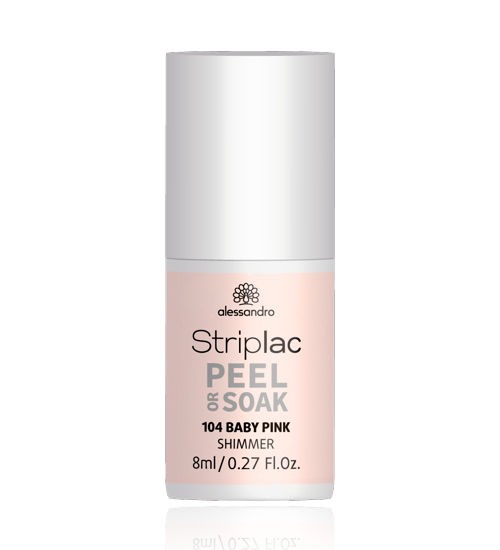 alessandro Striplac Peel or Soak Baby Pink *VEGAN*