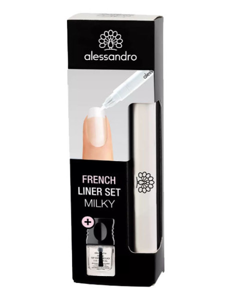 alessandro French Liner Set milky white