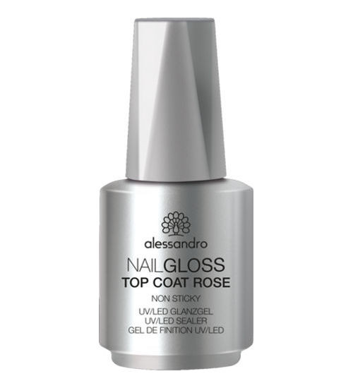 alessandro Nail Gloss Top Coat Rose