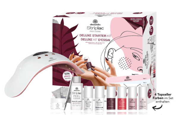 alessandro StripLac Peel or Soak Deluxe Starter Kit