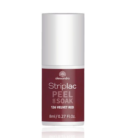 alessandro Striplac Peel or Soak Velvet Red *VEGAN*